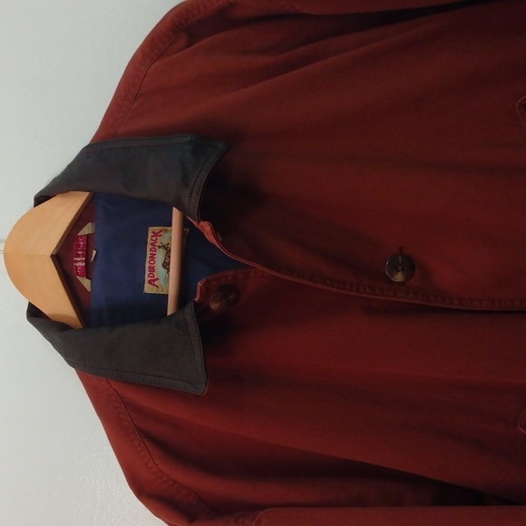 Vintage Dark Brick Red Adirondack Barn/Ranch/Field Coat (Large) - Picture 3 of 12